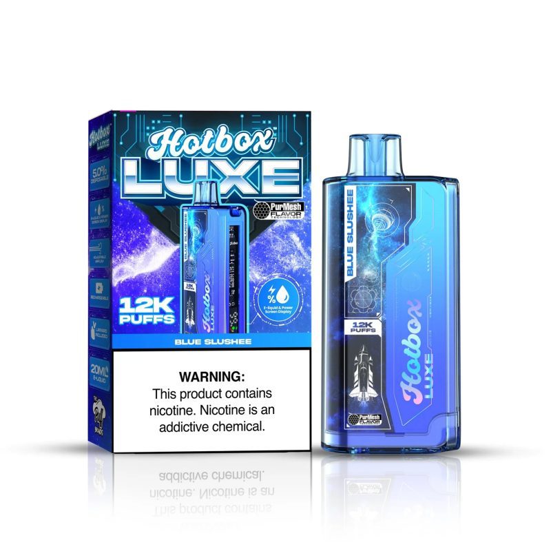 HotboxLuxeVape12kPuffsBlueSlushee 1596x1596 d688f945 dbde 43ee 8a93 61dd9f3decf5