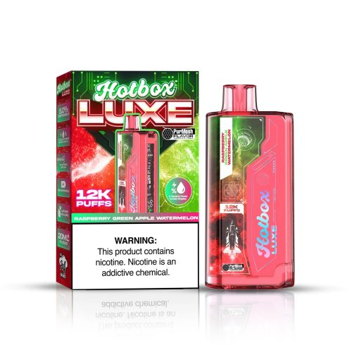 HotboxLuxeVape12kPuffsRaspberryAppleWatermelon 1596x1596 412f37fb ff5e 4c5f a7f8 bd747de5b460