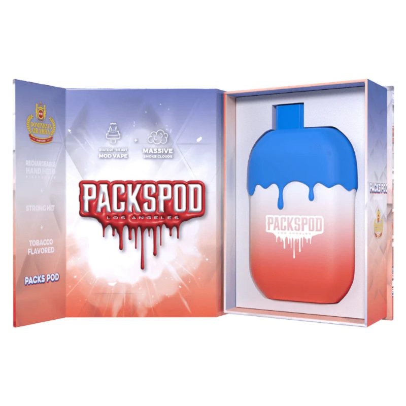 PACKSPOD 5000 Puff Disposable Dominican Grabba 92268