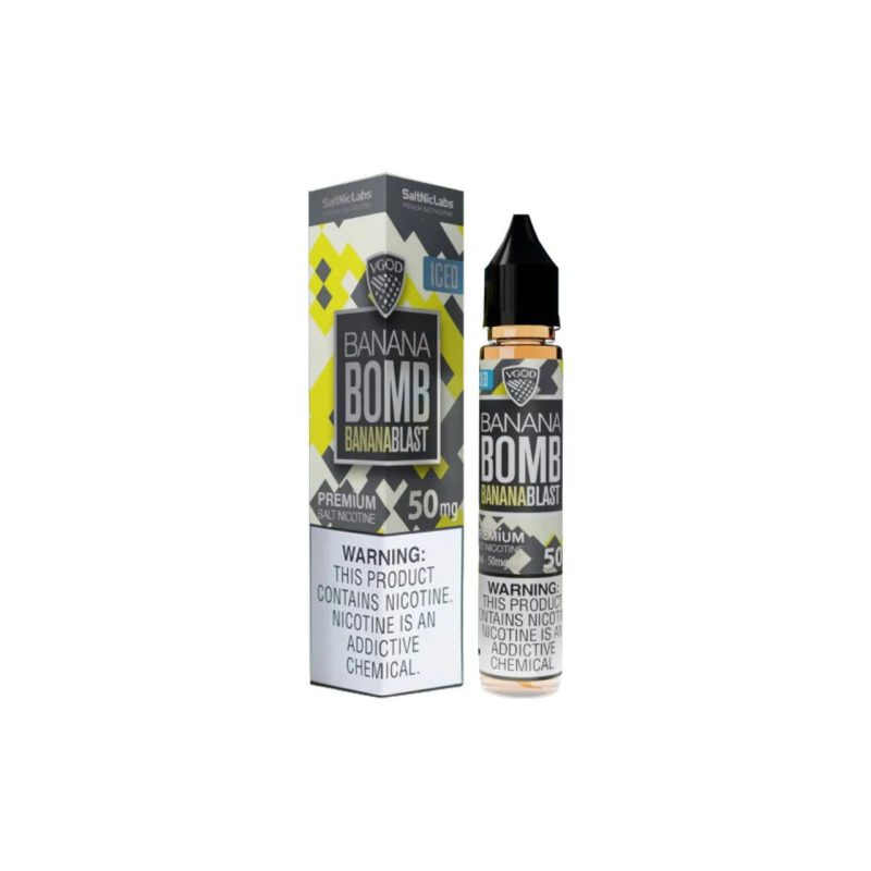 VGOD Iced Banana Bomb SaltNic 30ml Salt E Juice 50mg 94470